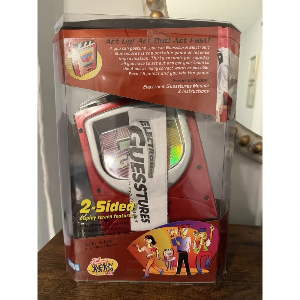 Electronic Guesstures Game Hasbro Parker Bros Complete In Box Tested CIB